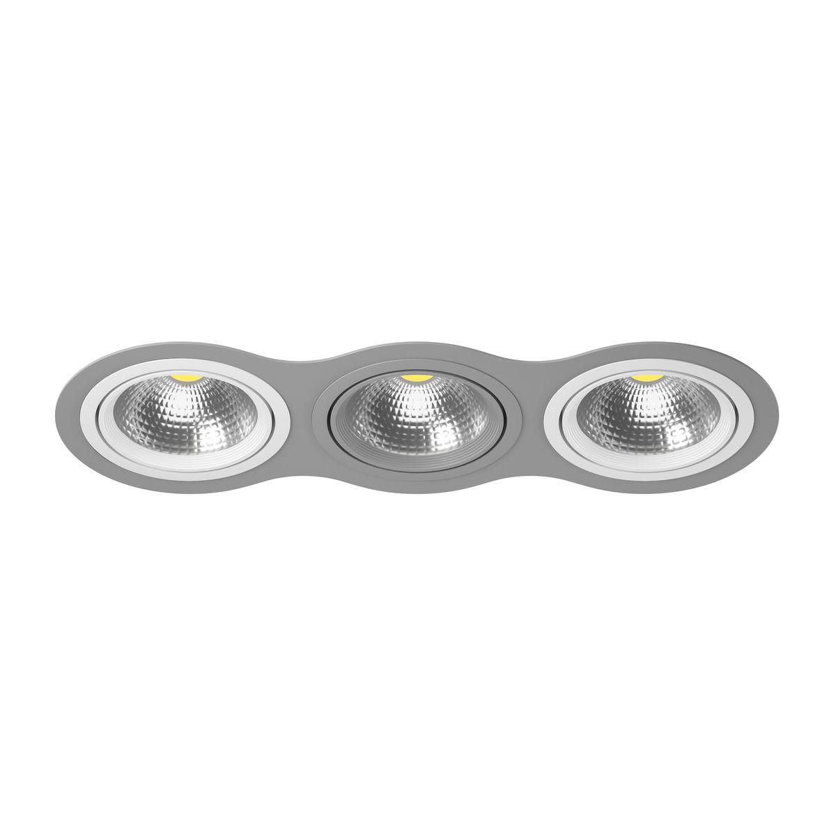 Комплект из светильника и рамки Lightstar Intero 111 (217939+217906+217909+217906) i939060906