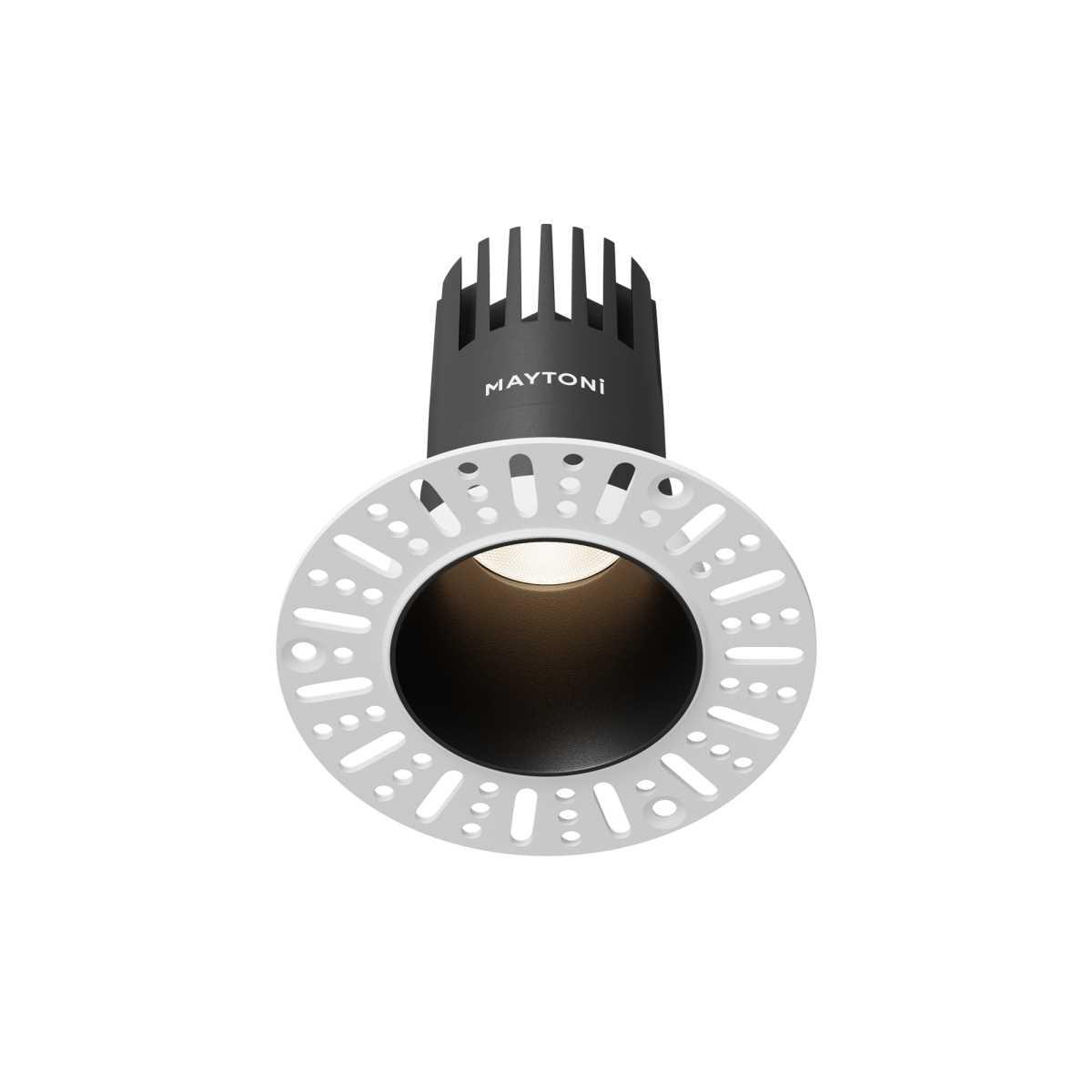 Встраиваемый светильник Maytoni Technical Dip DL120-10W-4K-TRS-B