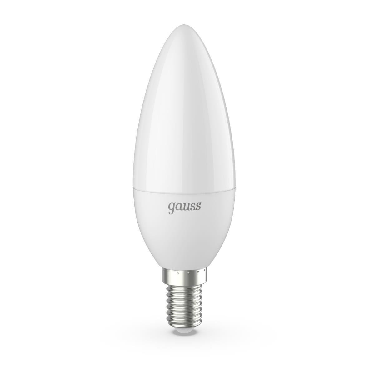 Лампа светодиодная Gauss E14 9.5W 4100K матовая 103101210