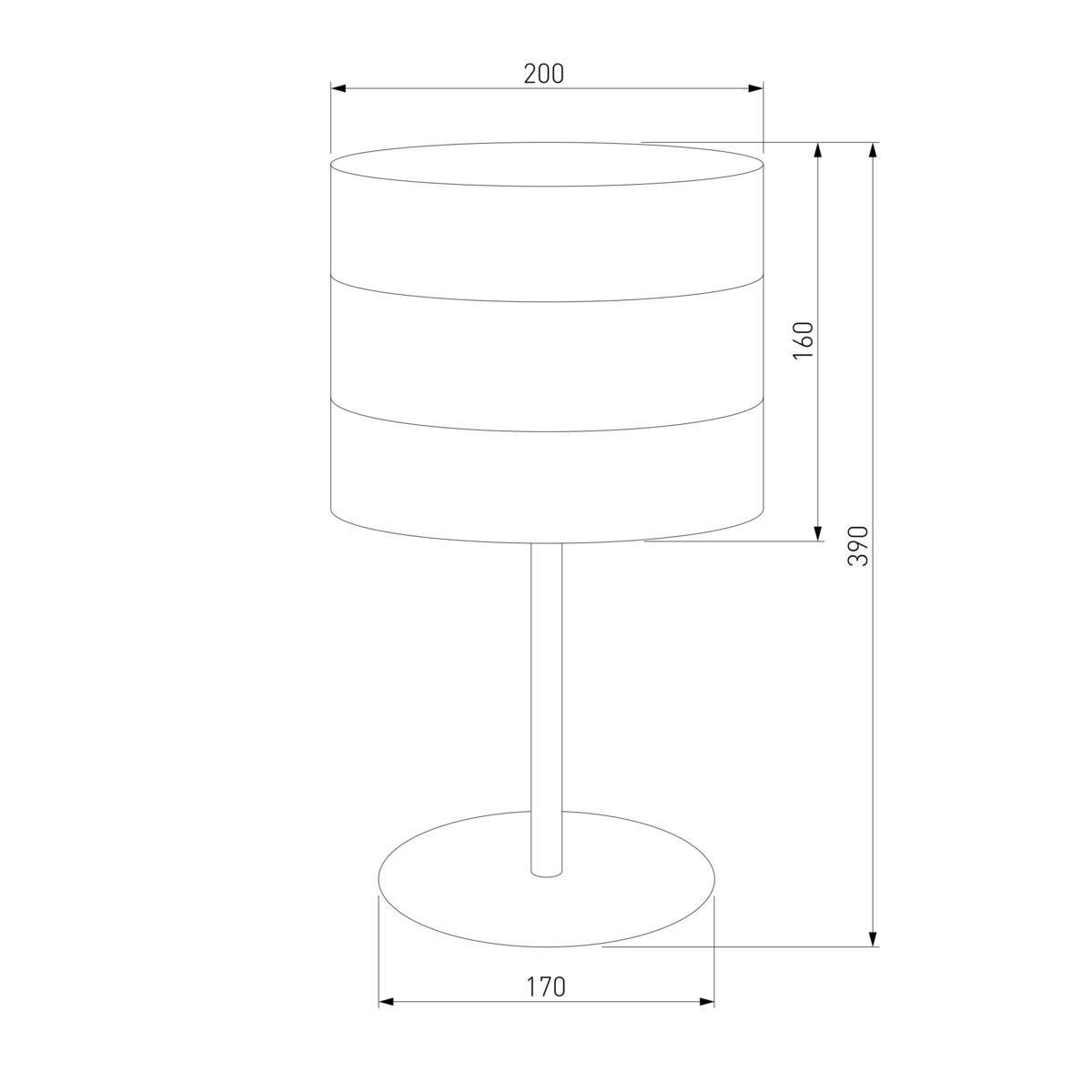Настольная лампа TK Lighting 5054 Tago Black