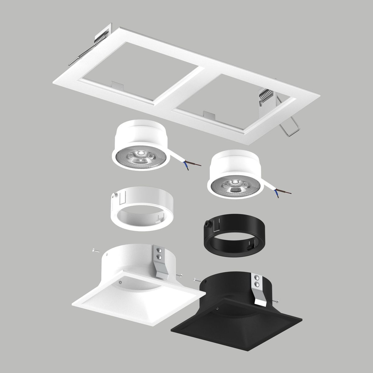 Комплект со светильником Lightstar Domino Quadro (214526+214506+214507+214006+214007) D5260607WBMOD