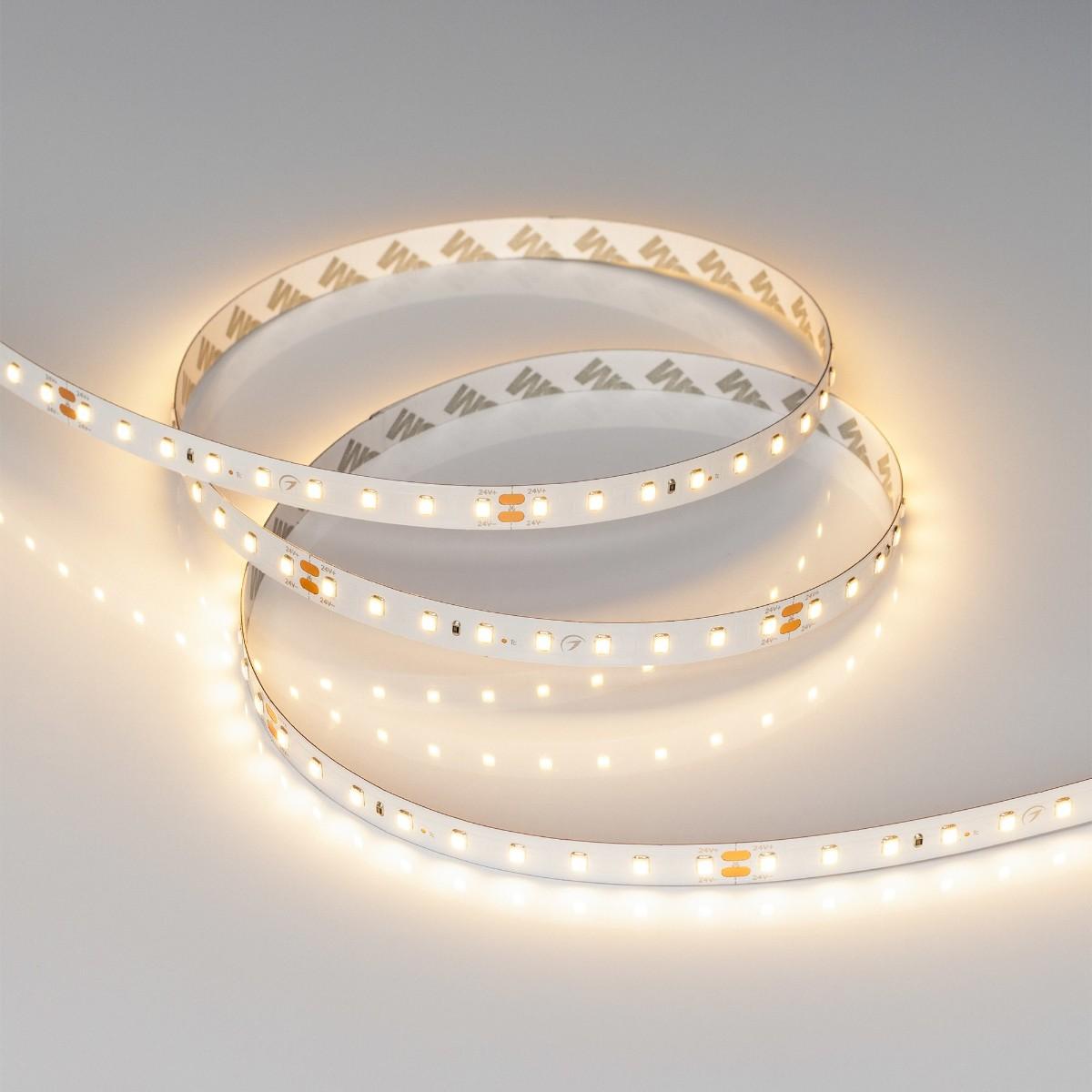 Светодиодная лента Arlight 4,8W/m 90LED/m 2835SMD теплый белый 5M UL-A160-8mm 24V Warm2700 038777