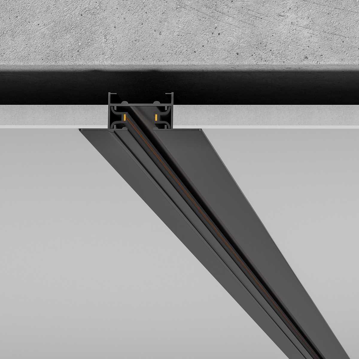 Встраиваемый однофазный шинопровод с вводом питания и заглушкой Elektrostandard 85083/00 a057096