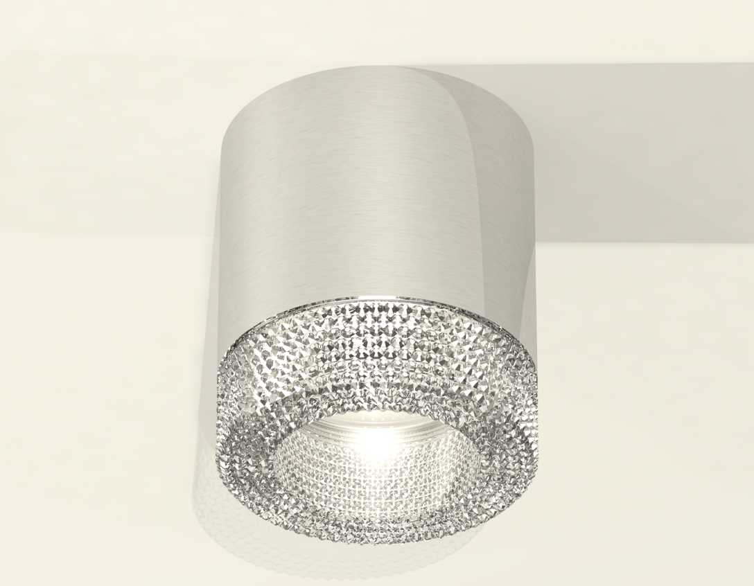 Комплект накладного светильника Ambrella light Techno Spot XS7405004 PSL/CL серебро полированное/прозрачный (C7405, N7191)
