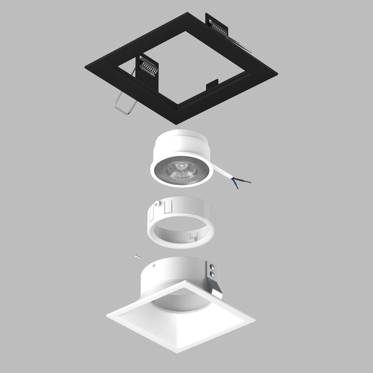 Комплект со светильником Lightstar Domino Quadro (214517+214506+214006) D51706WMOD
