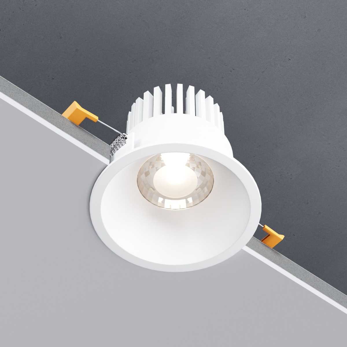 Встраиваемый светодиодный светильник Elektrostandard Lin 15266/LED 7W 3000K WH белый a063925