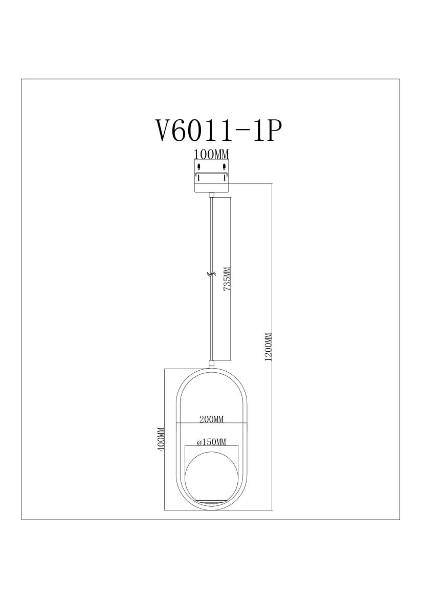 Светильник подвесной Moderli Klaster V11586-1P