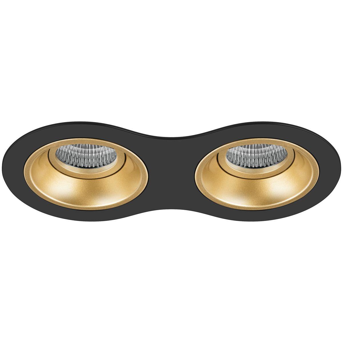 Комплект из светильников и рамки Lightstar Domino Round (214627+214603+214603) D6270303