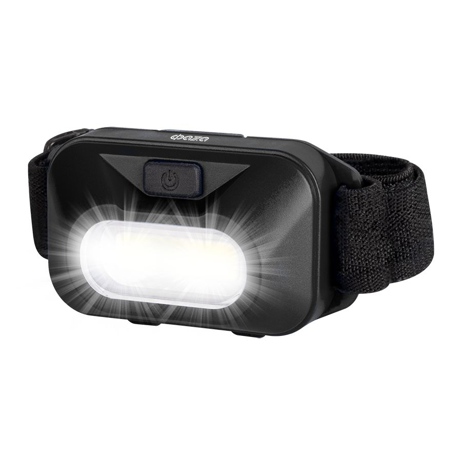 Налобный светодиодный фонарь ФАZA от батареек 100 лм 70х42 H9-L1W-bk