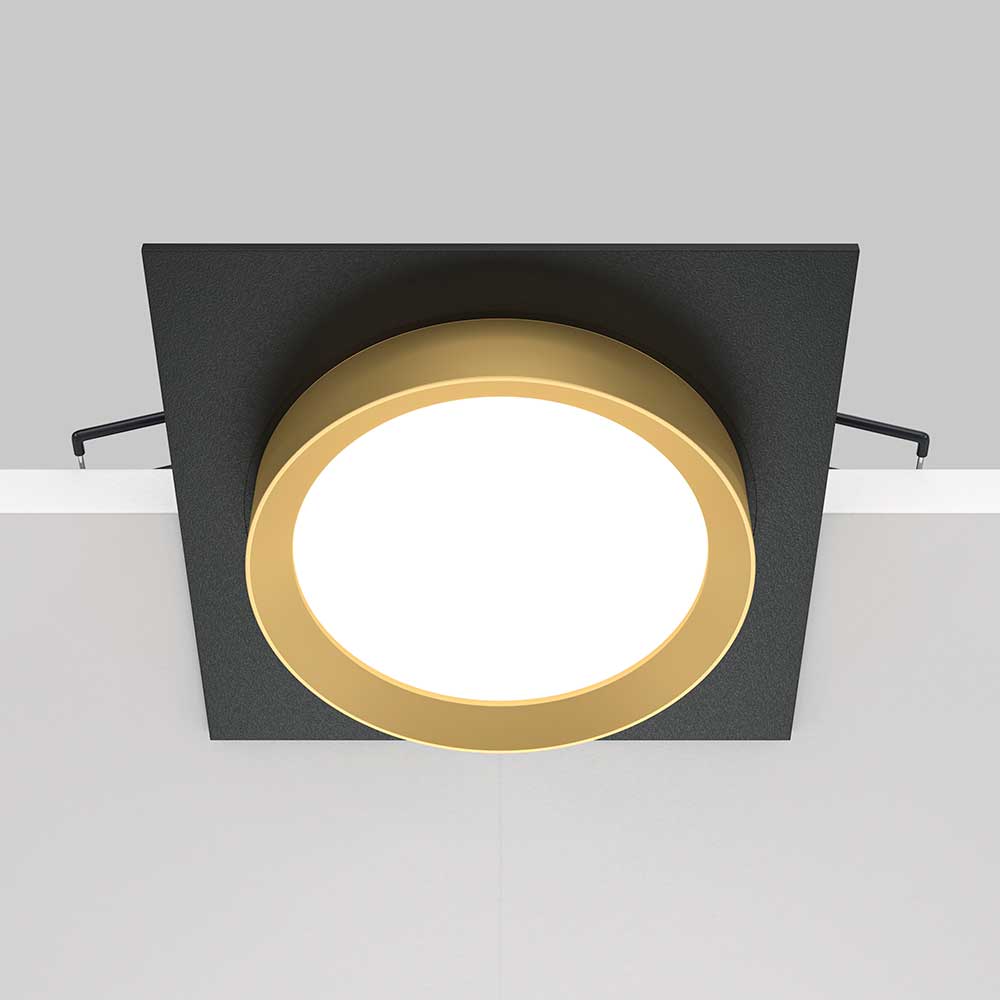 Встраиваемый светильник Maytoni Hoop DL086-GX53-SQ-BG