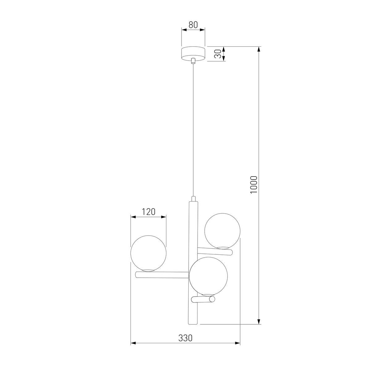 Подвесная люстра TK Lighting 10271 Estera Wood