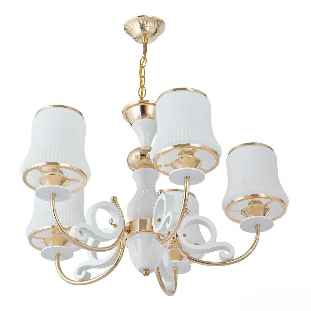 Подвесная люстра Arte Milano Florentia-1097 301097/5 Wh/Gd