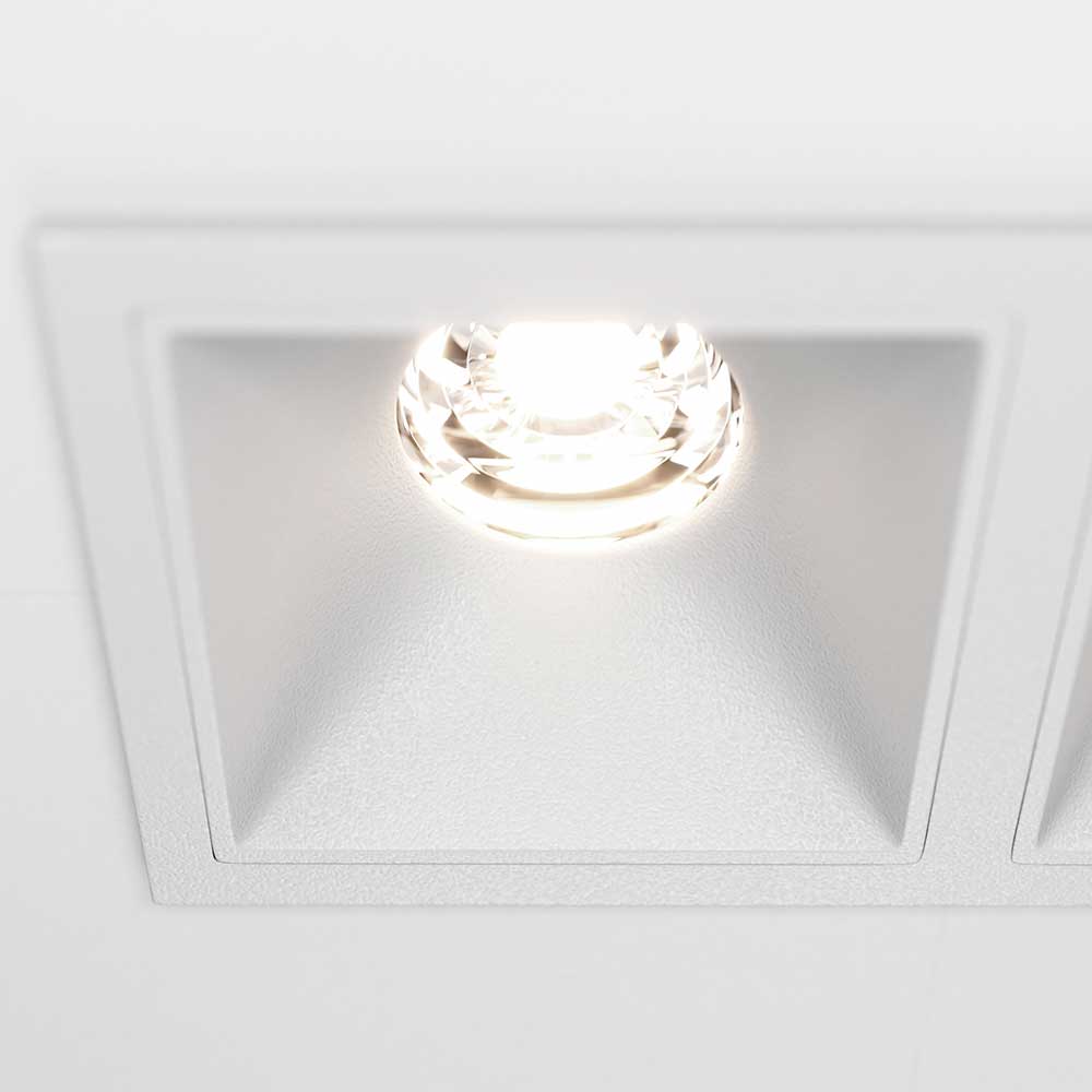 Встраиваемый светильник Maytoni Alfa LED DL043-02-10W4K-SQ-W