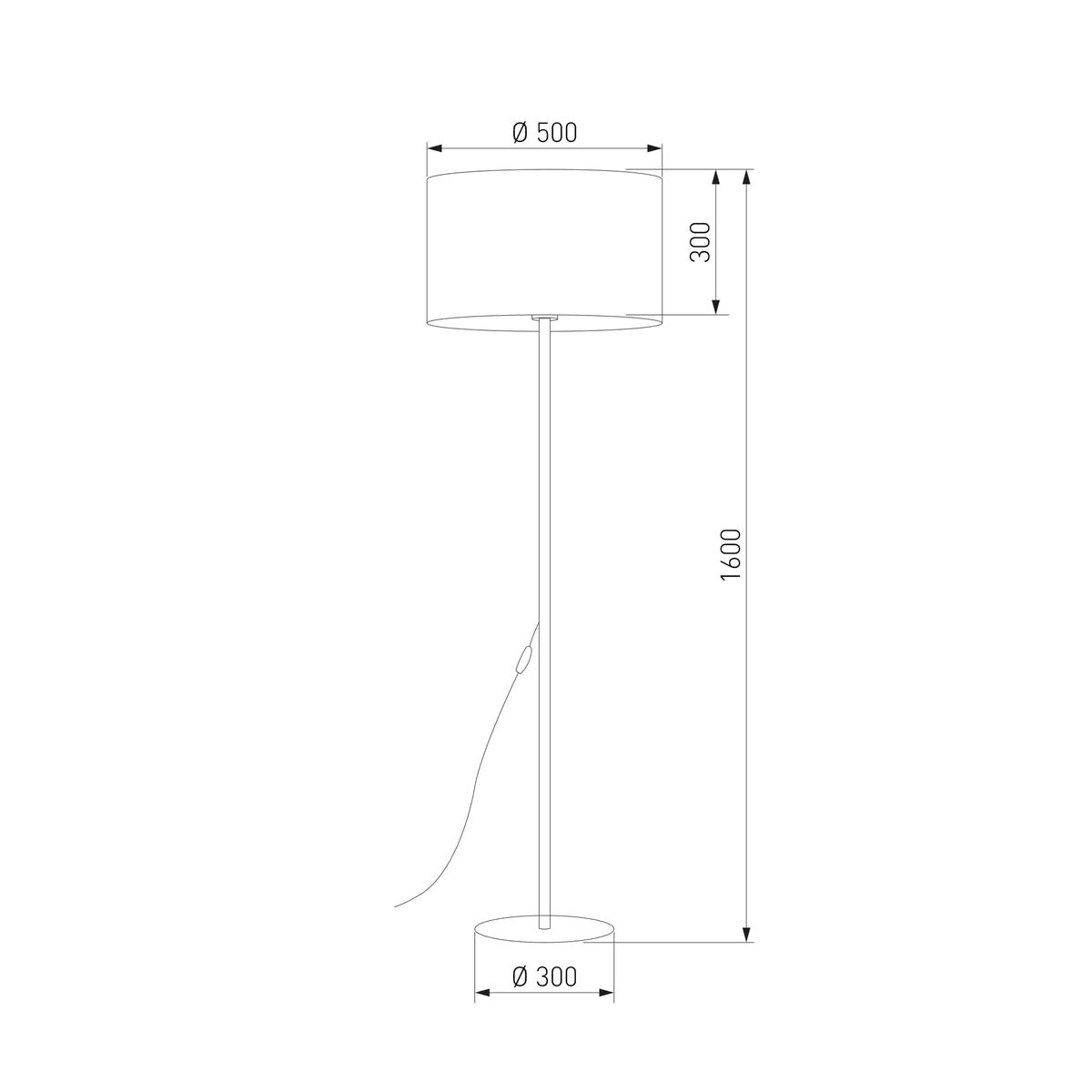 Торшер TK Lighting 16011 Glorii