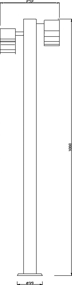 Уличный светильник Deko-Light Zilly II 733063