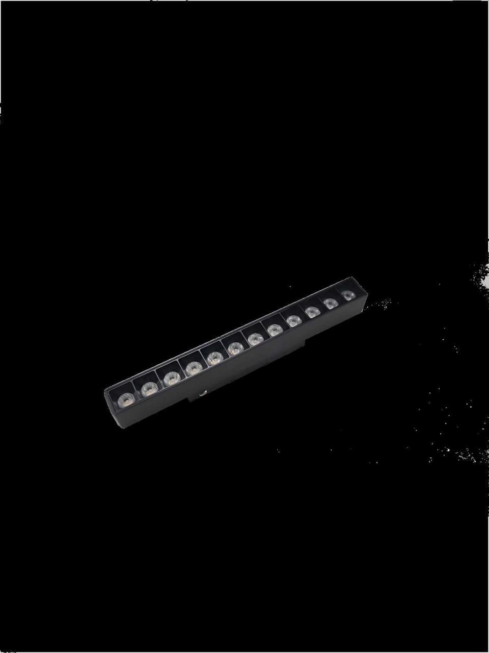 Трековый линейный светильник направленного света Hesby Lighting ElDeko ,220мм-4000К, 12Вт, черный HSBL_0147