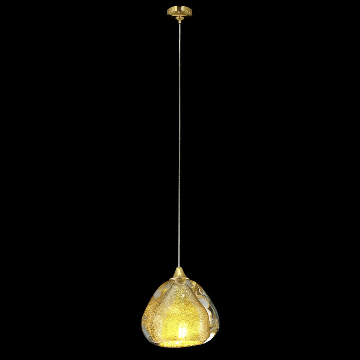 Подвесной светодиодный светильник Crystal Lux Verano SP1 Gold