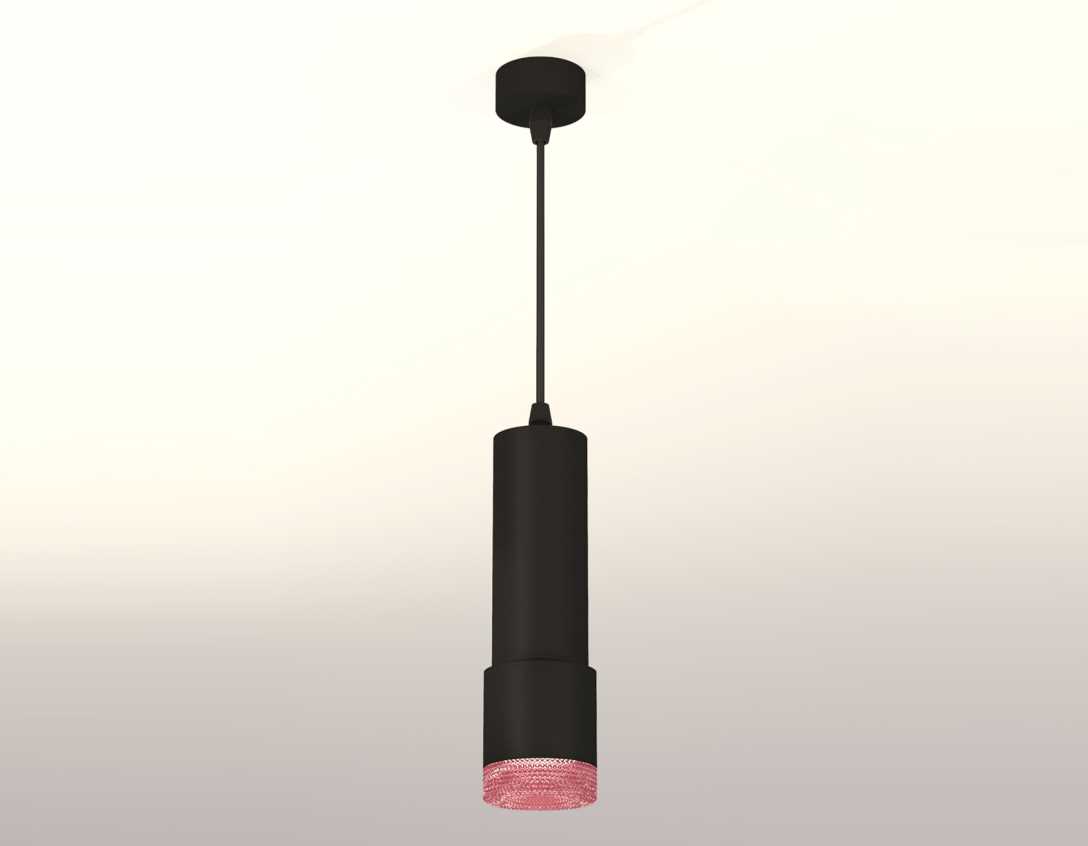Комплект подвесного светильника Ambrella light Techno Spot XP7402003 SBK/PI черный песок/розовый (A2302, C6343, A2030, C7402, N7193)