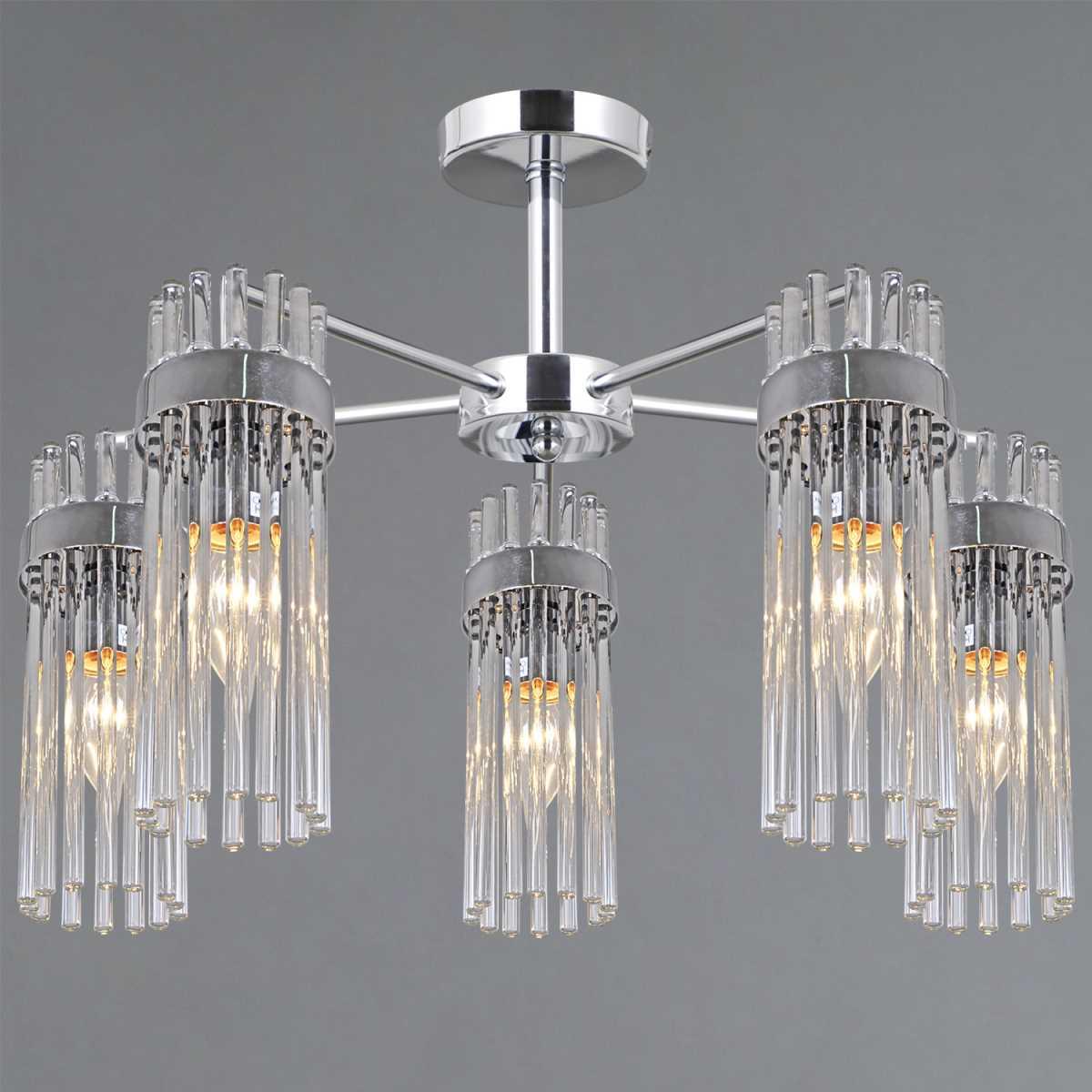 Светильник потолочный Illumico IL0761-5CSQ-25 CR GENOA