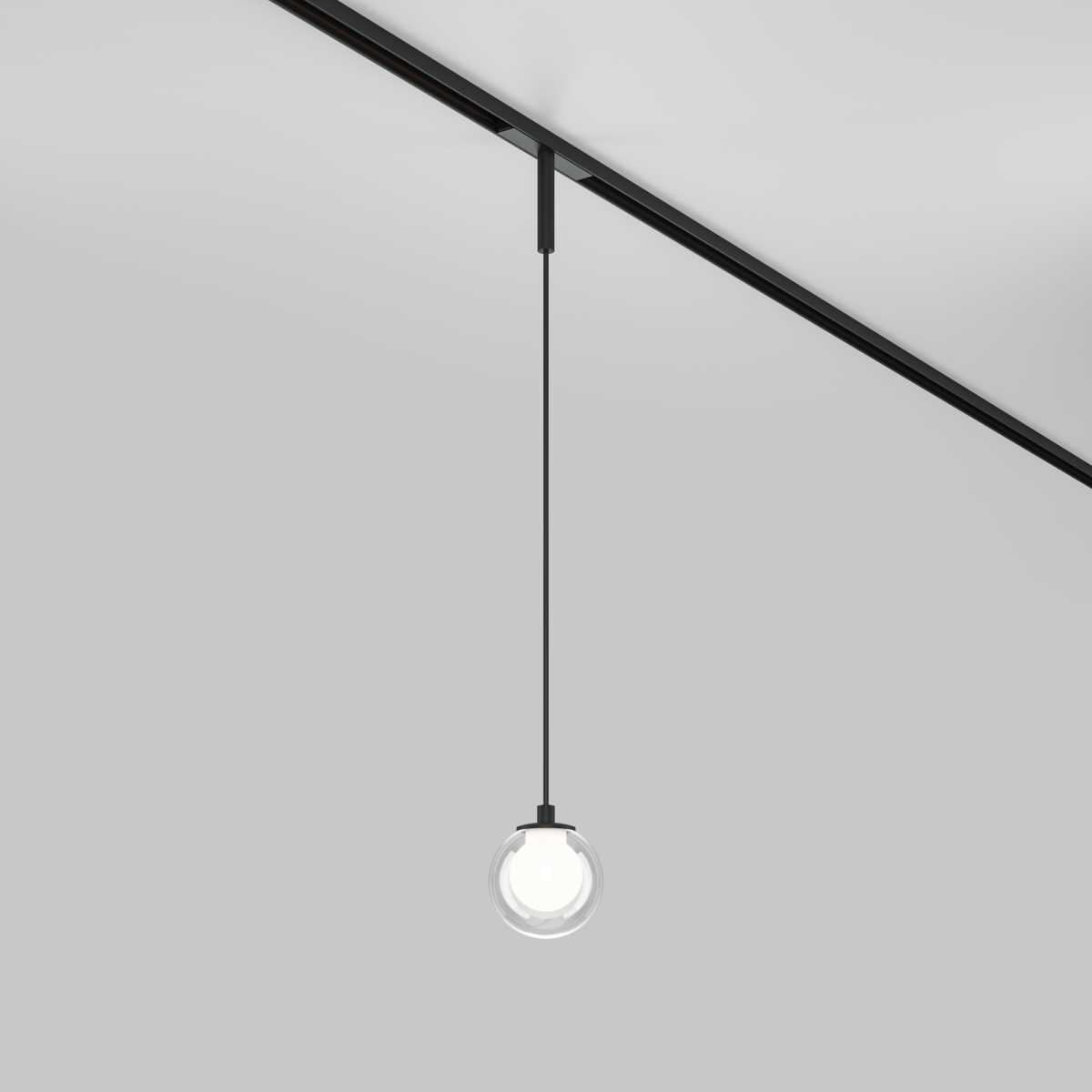 Трековый подвесной светильник Maytoni Technical TR181PL-1-4WTW-B