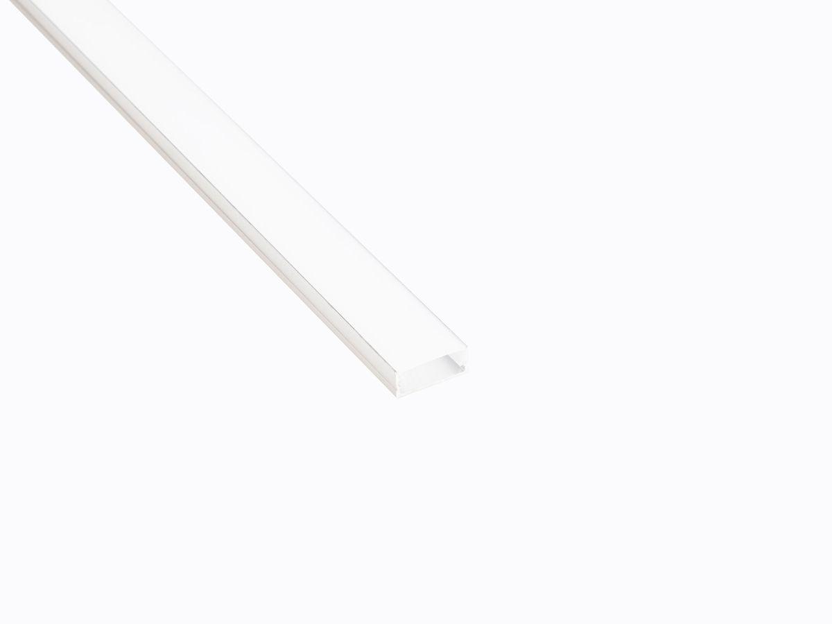 Профиль накладной LEDS POWER СПН1707 алюм. анод-й с матовым рассеивателем 2м 008394