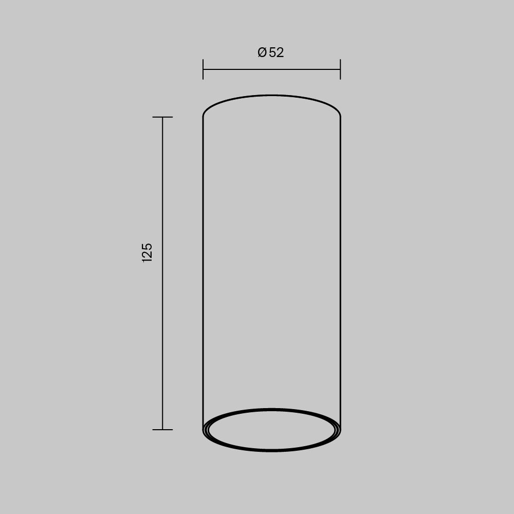 Потолочный светодиодный светильник Maytoni Technical Focus Led C056CL-L12B2.7K-W-B