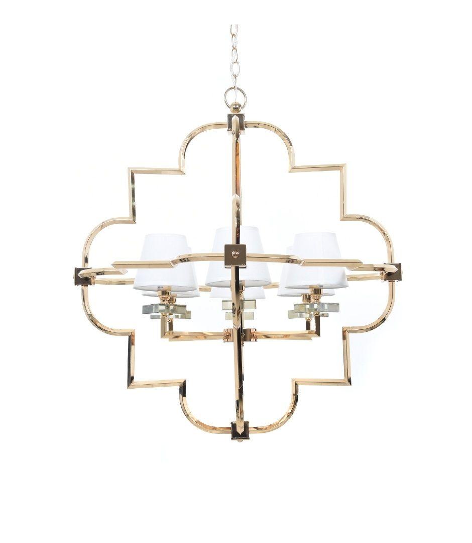Подвесная люстра Lumina Deco Baltimore LDP 8020-6 GD+WT