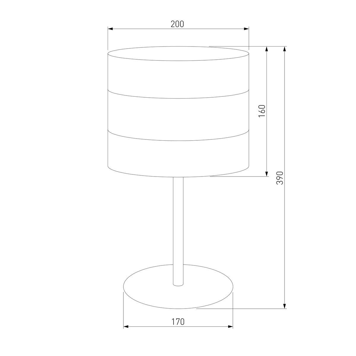 Настольная лампа TK Lighting 5054 Tago Black
