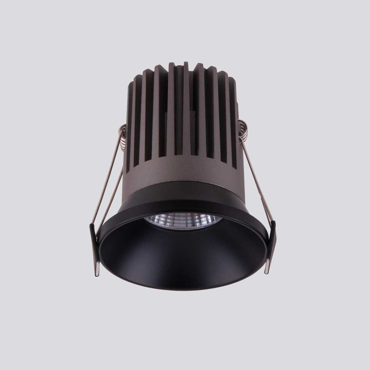 Встраиваемый светодиодный светильник Elektrostandard Nuta 25026/Led 7W 4200K BK черный a056781