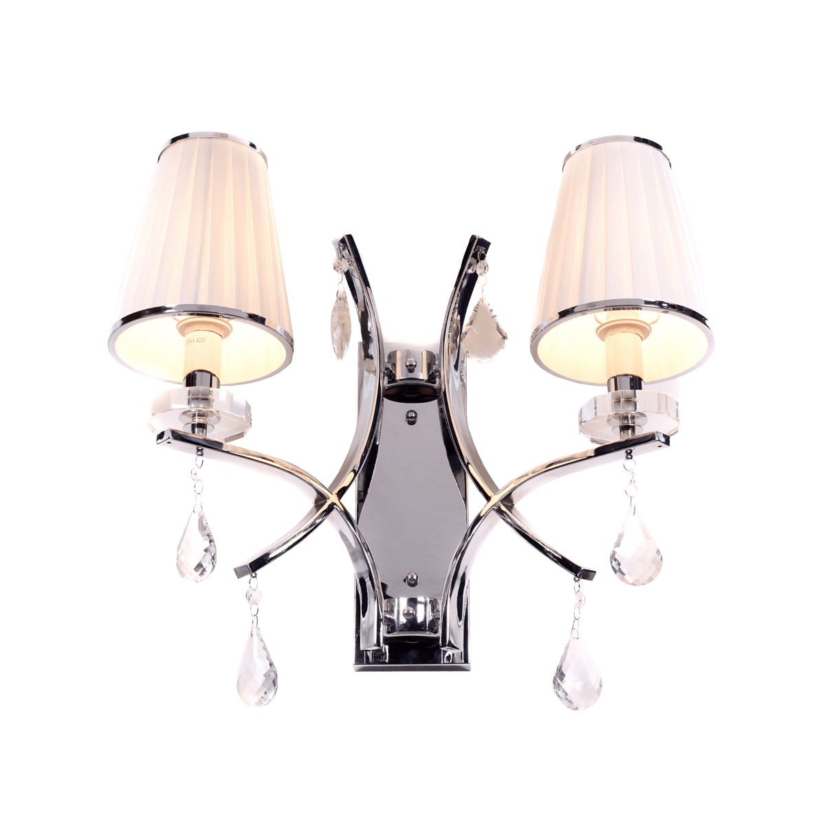 Бра Lumina Deco Glamour LDW 66247-2 WT+CHR