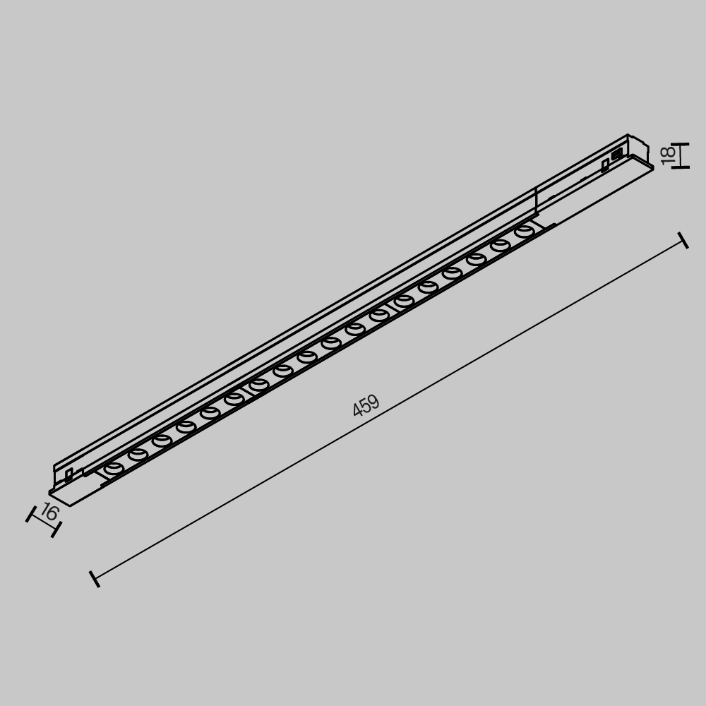 Трековый светильник Maytoni Technical TR232-2-15W3K-B