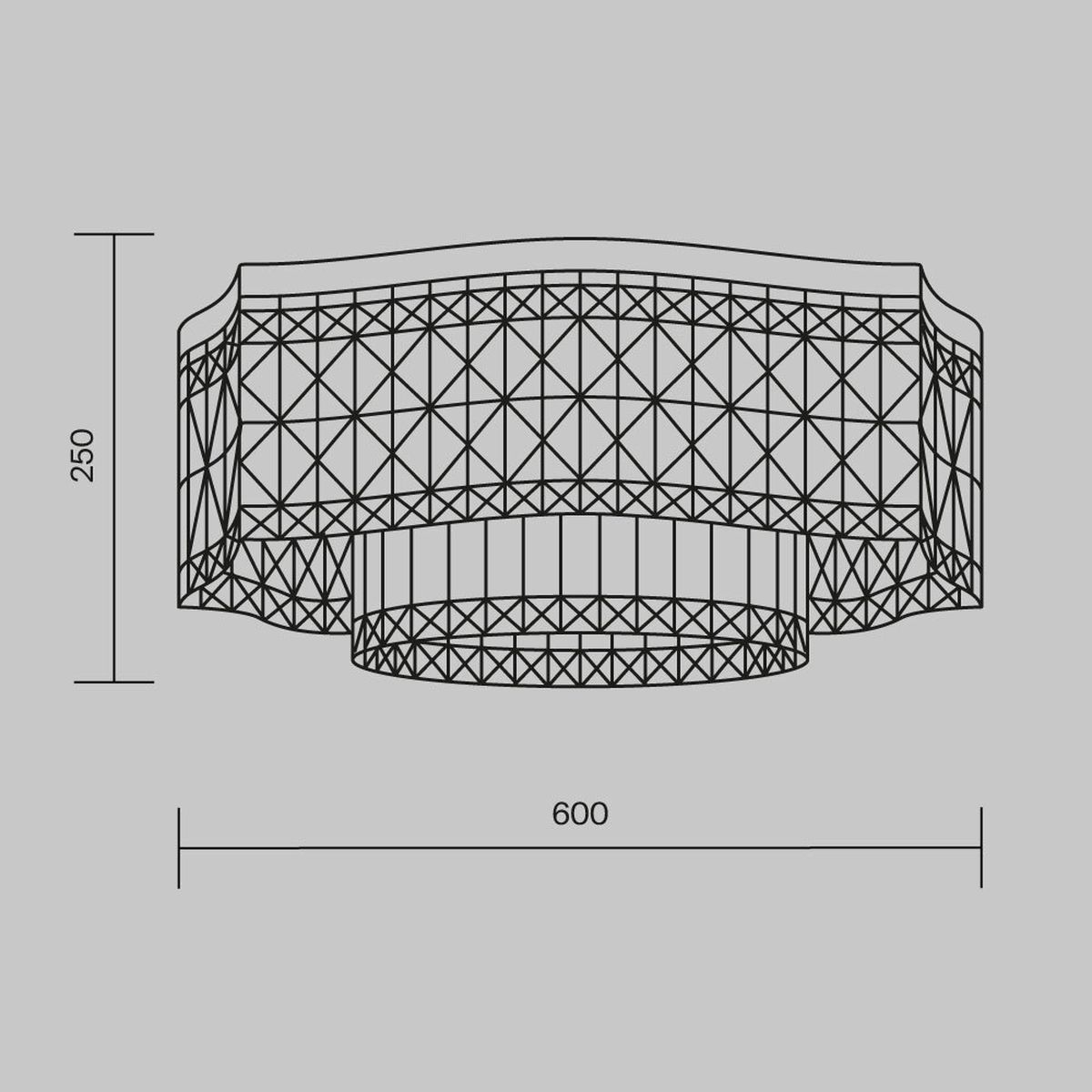 Потолочная люстра Maytoni Dune DIA005CL-10G