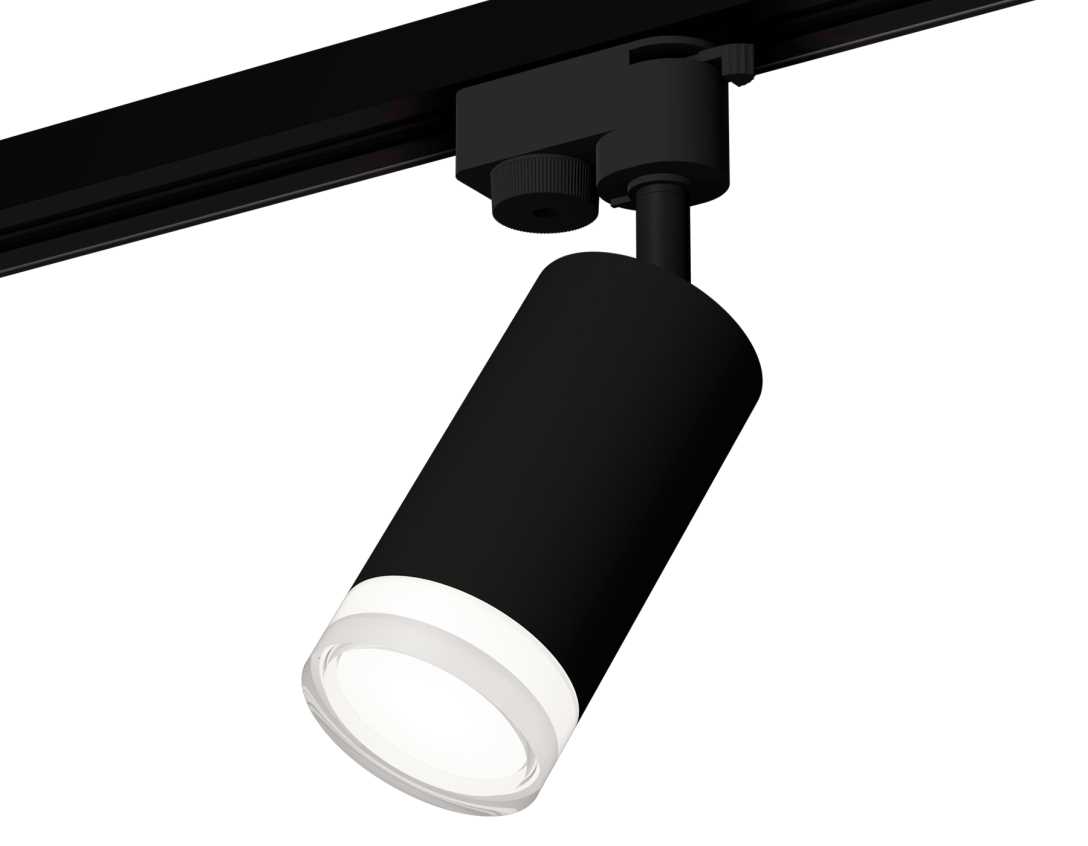 Комплект трекового светильника Ambrella light Track System XT6323130 SBK/FR/CL черный песок/белый матовый/прозрачный (A2521, C6323, N6241)