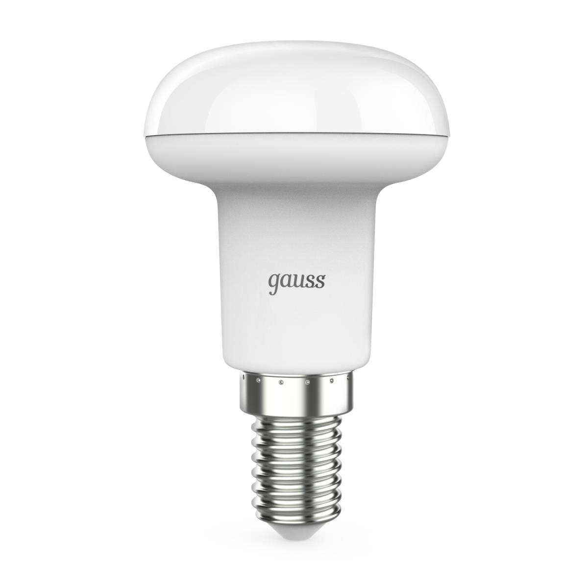 Лампа светодиодная рефлекторная Gauss E14 4W 2700K матовая 106001104