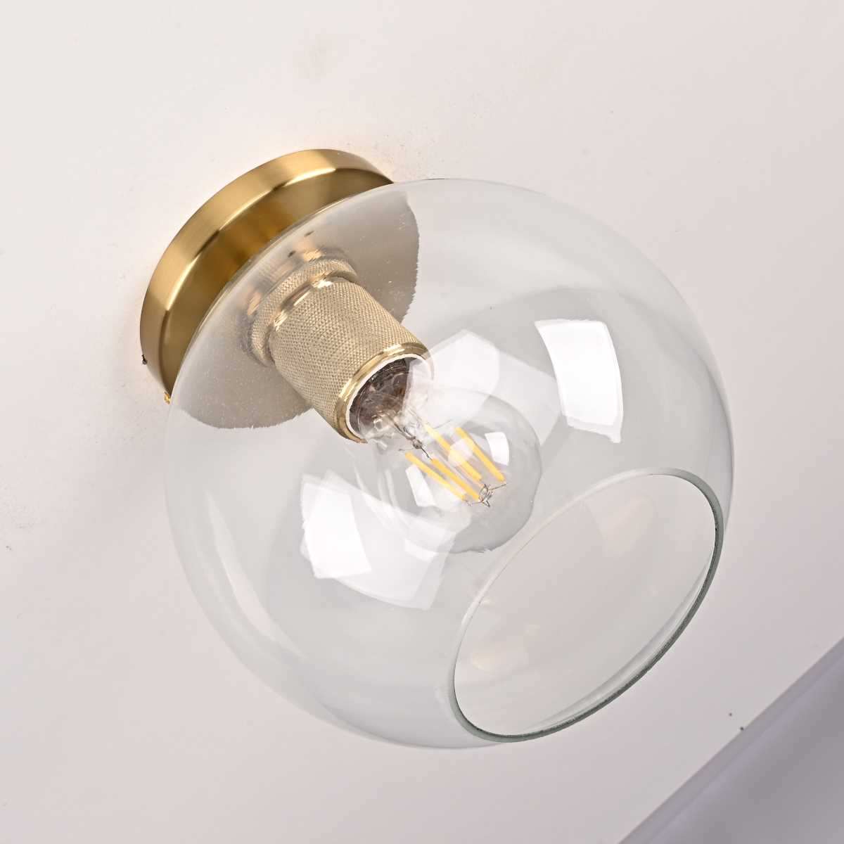 Потолочный светильник Imperium Loft RH Utilitaire Globe Shade Flushmount 123675-22