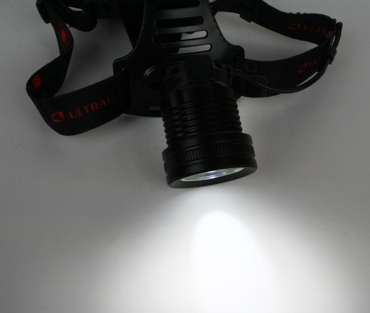 Налобный светодиодный фонарь Ultraflash Headlite аккумуляторный 100х90 300 лм E1335 13905