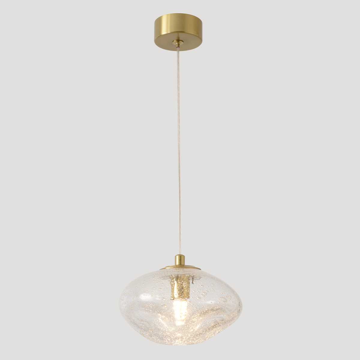 Светильник подвесной Crystal Lux FORMLESS SP1 TRANSPARENT