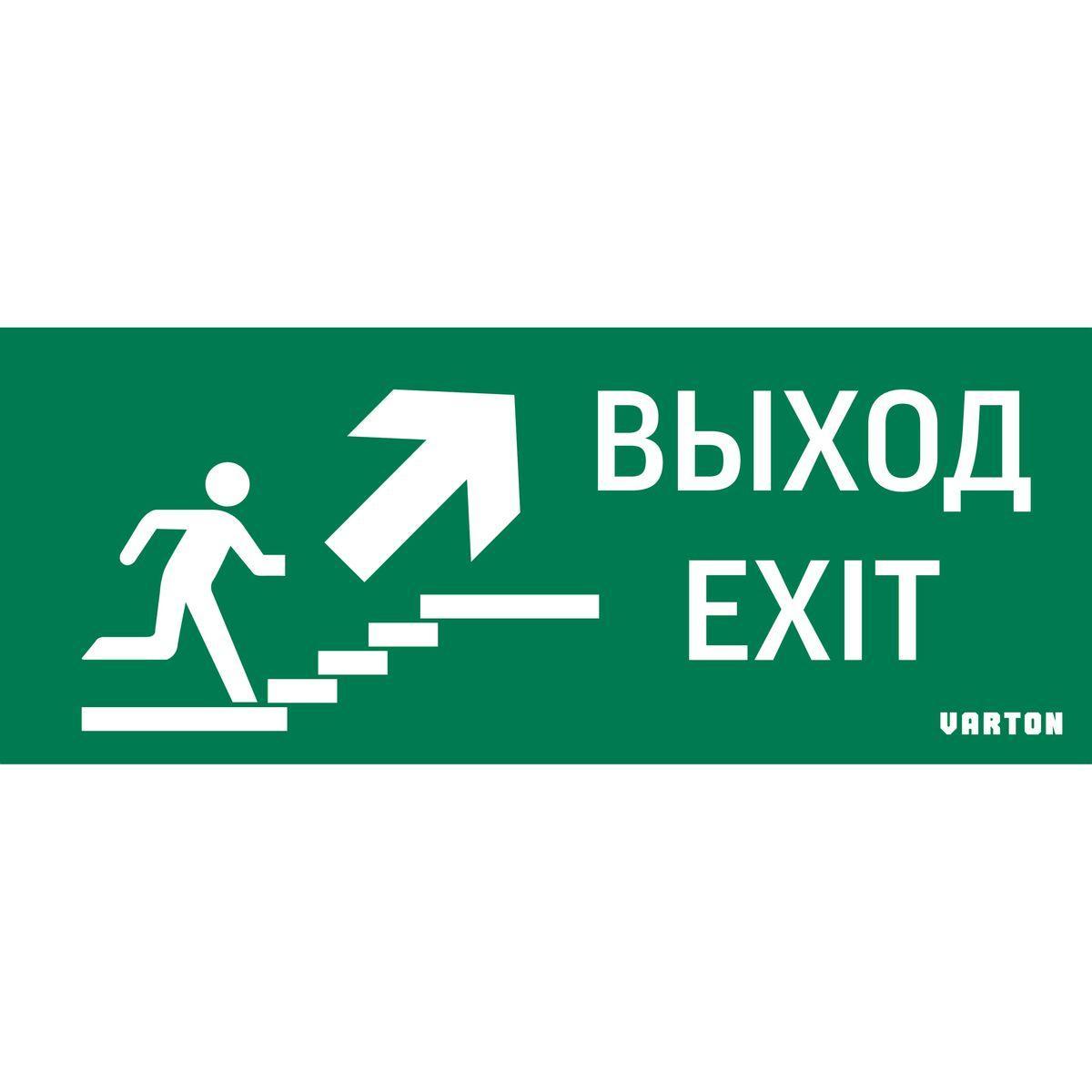 Пиктограмма Varton Выход / Лестница вверх / Фигура V5-EM01-60.001.027