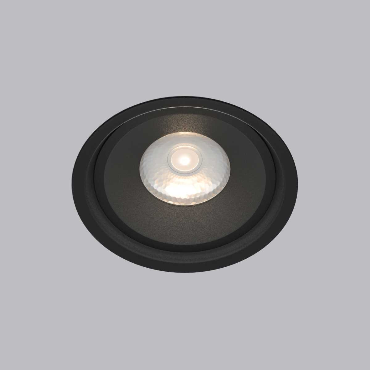 Встраиваемый светодиодный светильник Elektrostandard Slide 25083/LED 6W 4200K чёрный a062944