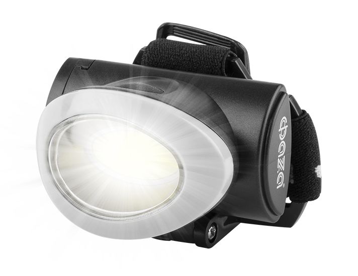 Налобный светодиодный фонарь ФАZA от батареек 170 лм 70х52 H5-L3W-gy