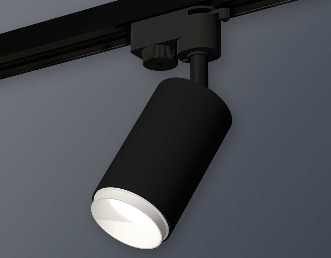 Комплект трекового светильника Ambrella light Track System XT6323040 SBK/SWH черный песок/белый песок (A2521, C6323, N6120)