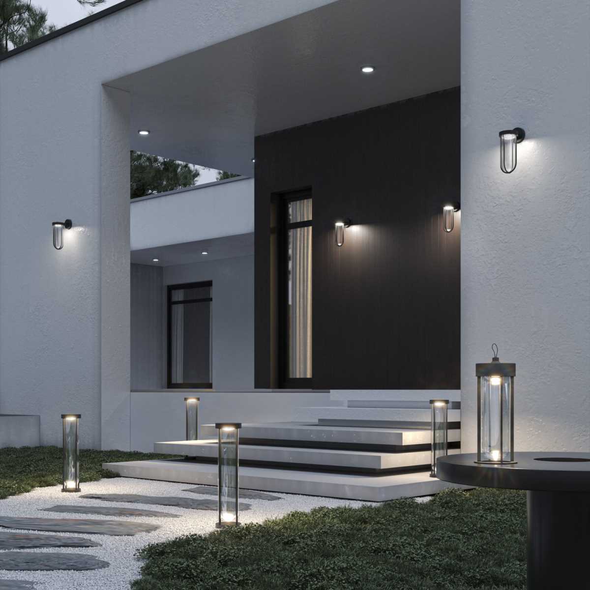 Уличный настенный светодиодный светильник Elektrostandard Ritz 35183/D a068269