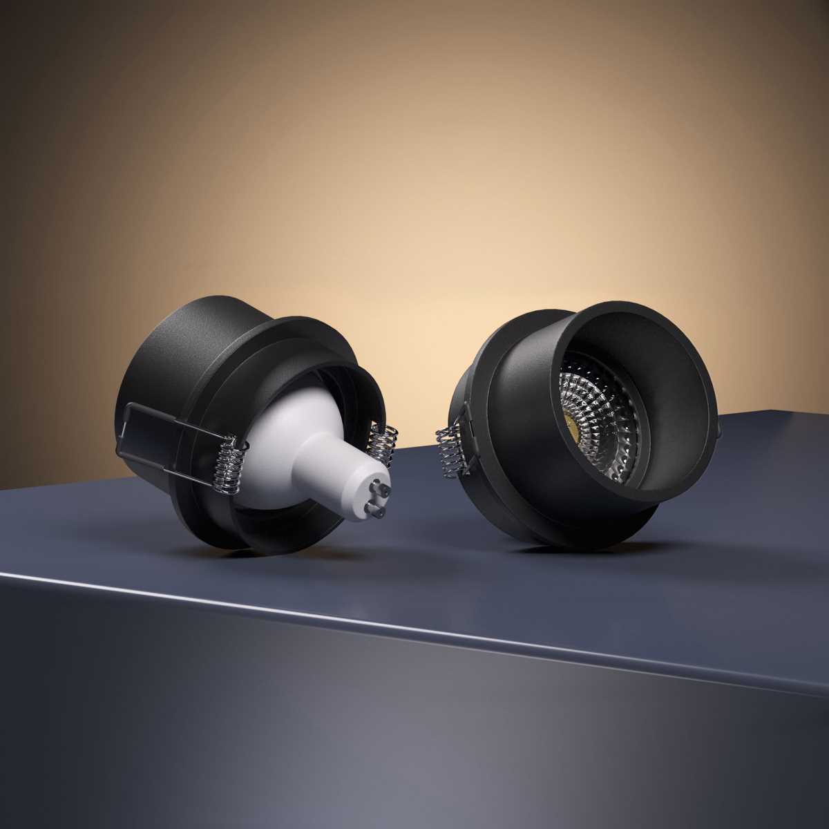 Встраиваемый светильник Elektrostandard Moll 25004/01 GU10 черный a064244