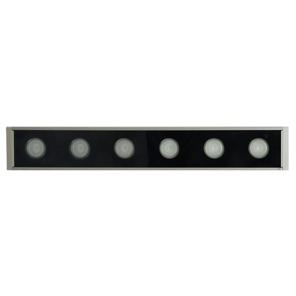 LL-893 Светодиодный линейный прожектор для подсветки стен, 2700K, 250*40*25mm, 6W DC24V, IP65 51564