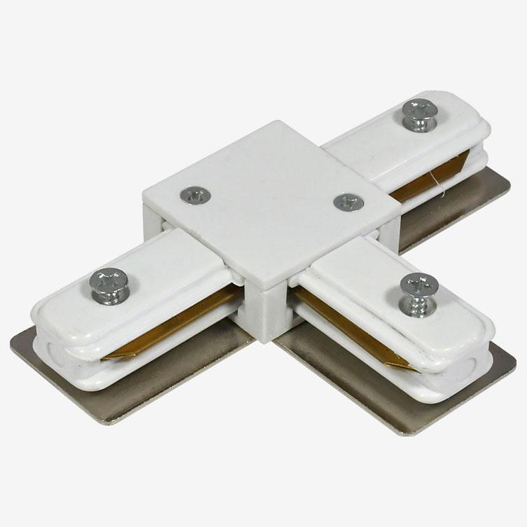 Коннектор Т-образный Hesby Lighting Skylite для накладного шинопровода 220В, белый HSBL_0031