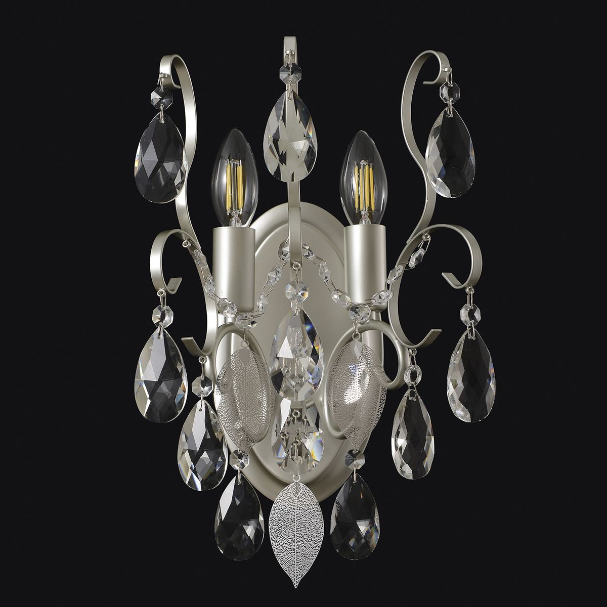 Настенный светильник Crystal Lux Esmiralda AP2 Silver