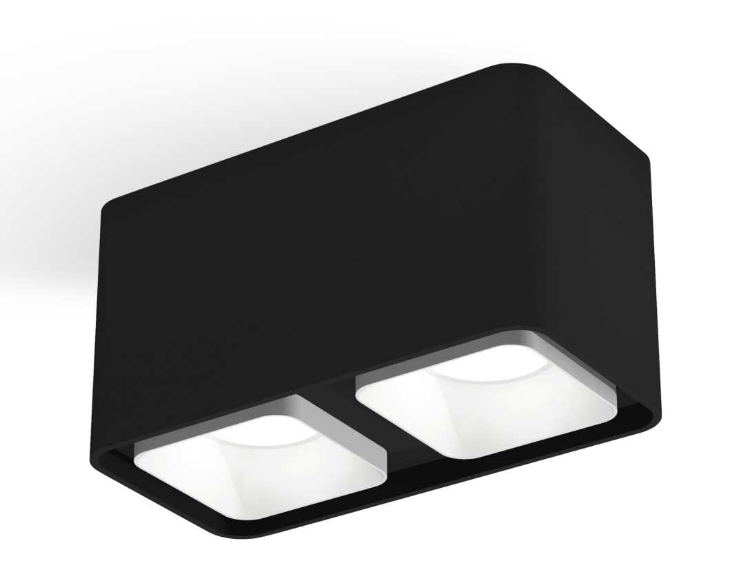 Комплект накладного светильника Ambrella light Techno Spot XS7851001 SBK/SWH черный песок/белый песок (C7851, N7701)