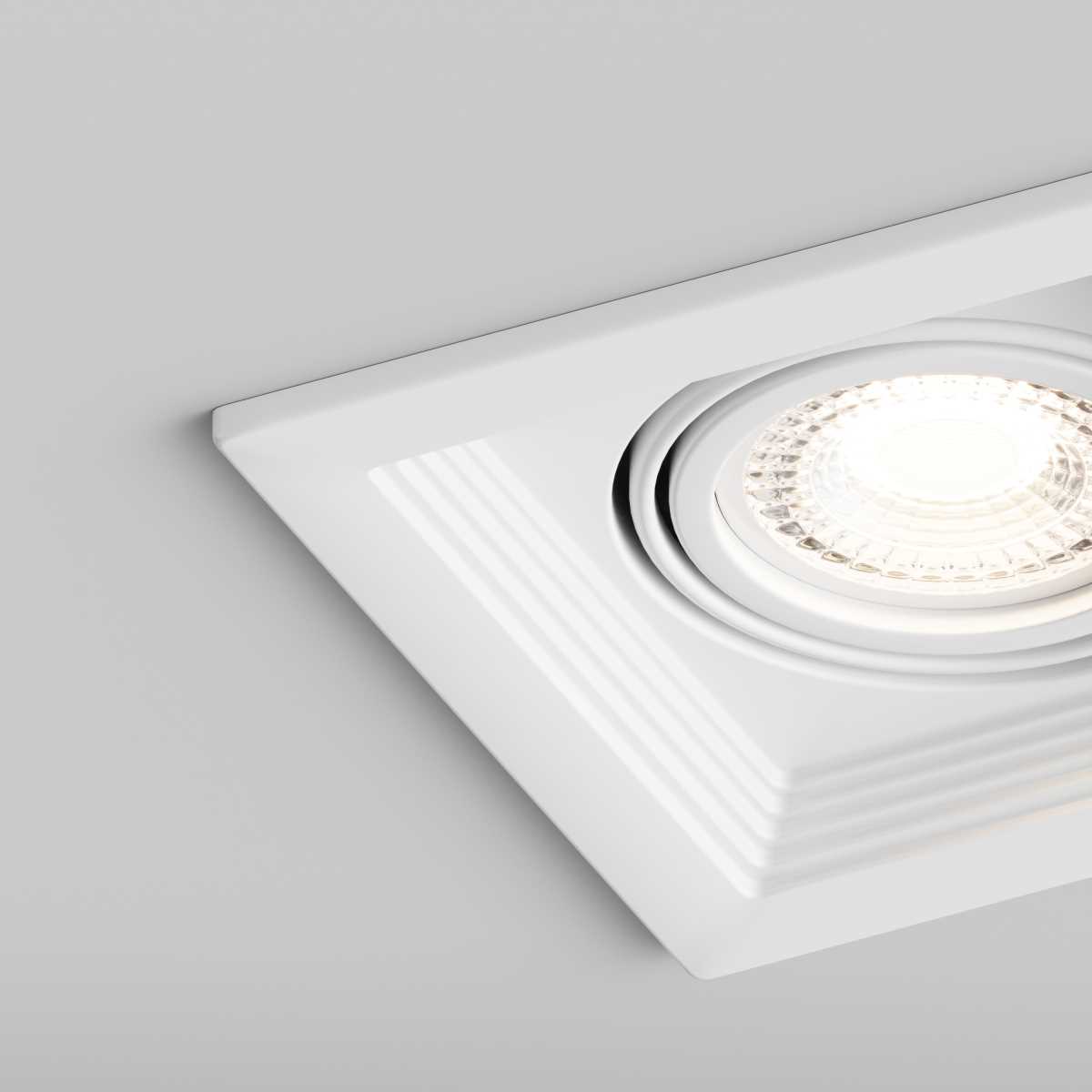 Встраиваемый светильник Hesby Lighting Hesby Drammen IP20,50Вт, GU10, белый HSBL_0092