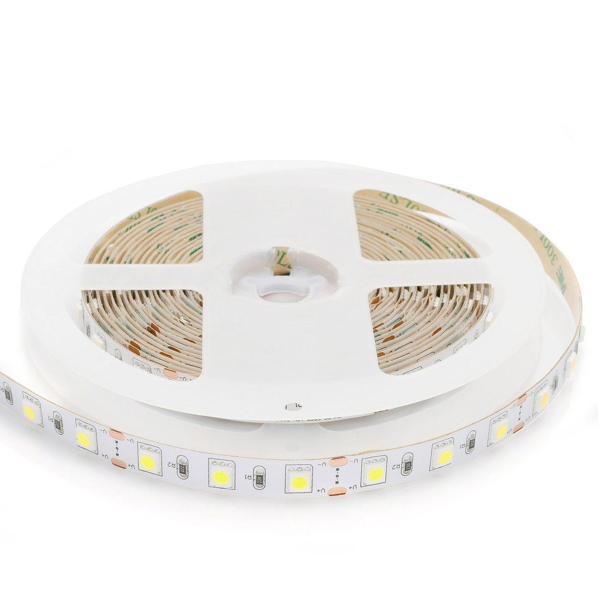 Светодиодная лента Apeyron 14,4W/m 60LED/m 5050SMD дневной белый 5M 00-317