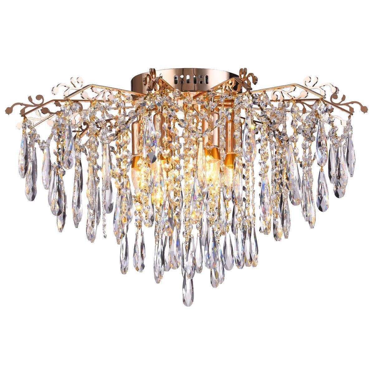 Потолочная люстра Natali Kovaltseva Venere 81432/6C Gold